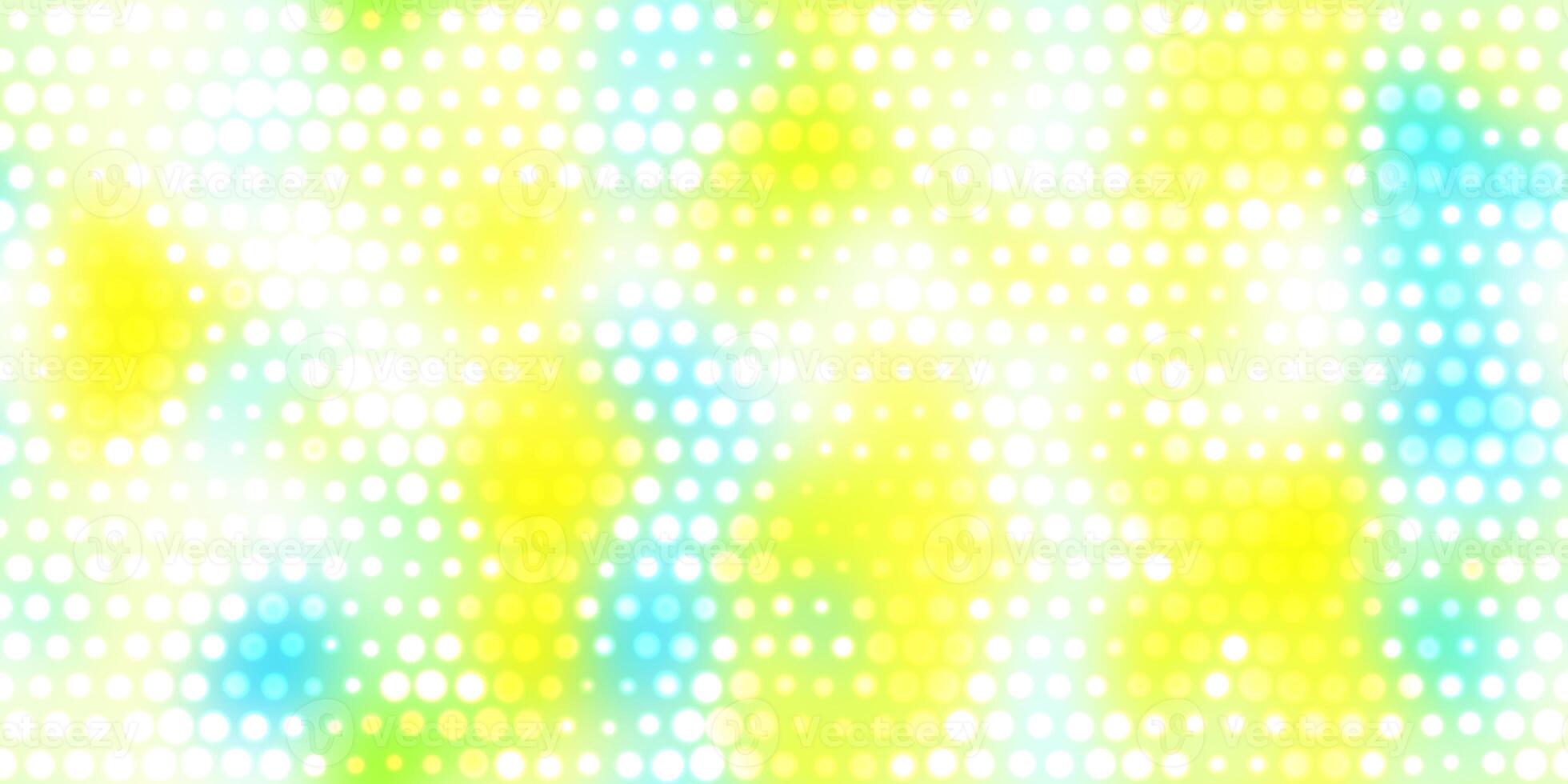 Yellow blue blurred dotted colored texture. Happy circles color love creative backdrop. Bright rings glowing colorful pattern. Simple sweet design. Dots color background. photo