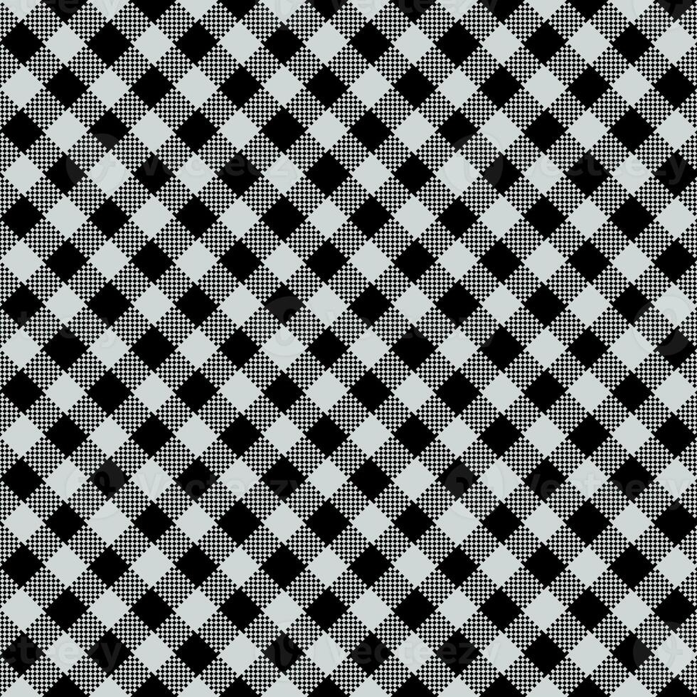 Gingham Pattern. Seamless light grey black classic diagonal check pattern. Good for towels, blankets, skirts, napkins, gift paper. photo