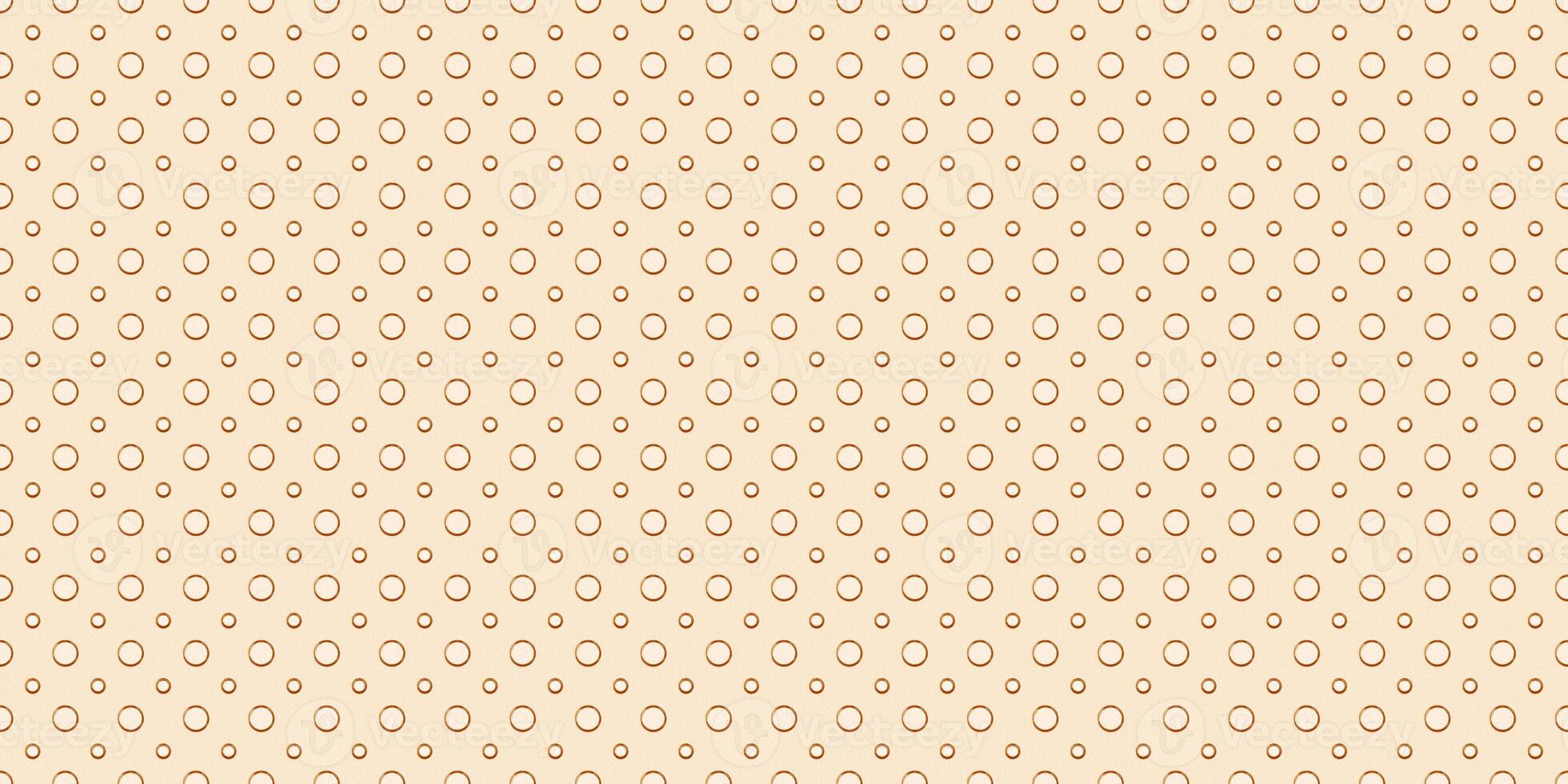 Gold Metal Dots Texture. Seamless Golden Pattern. photo