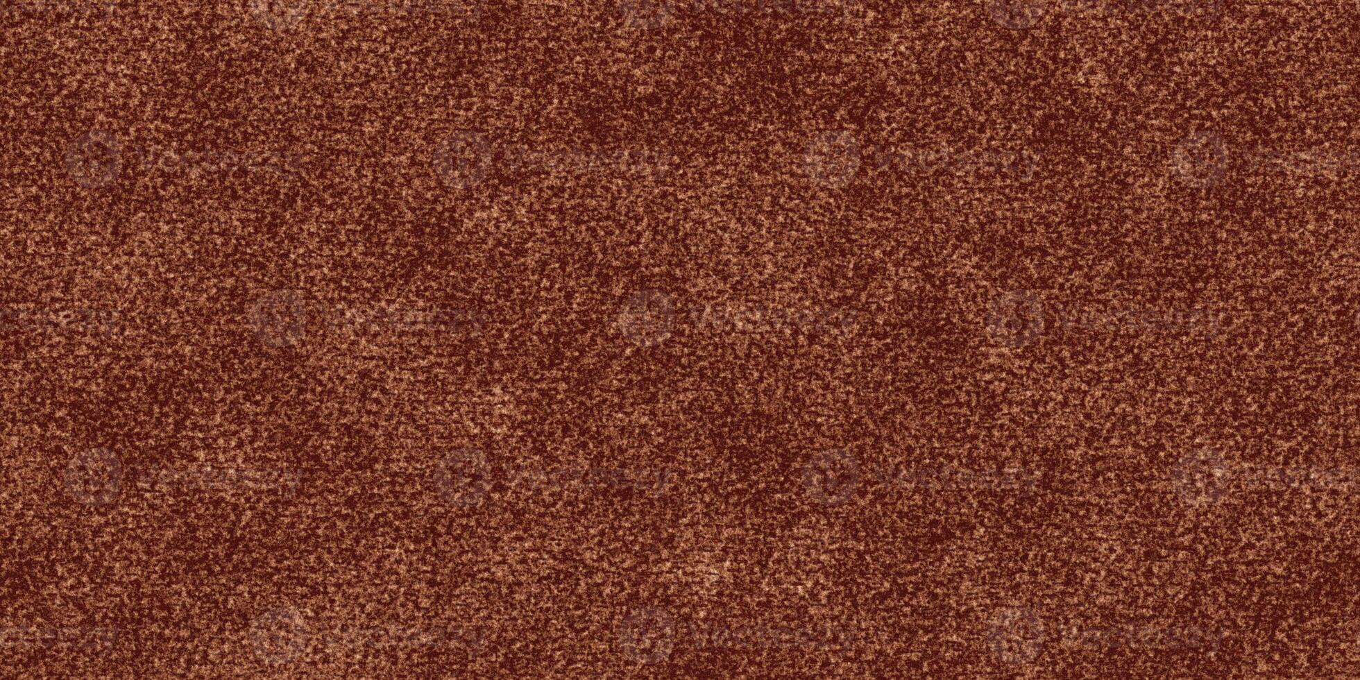 Red cut pile saxony seamless background. Acrylic fiber floor rug fabric textile. Cut pile saxony carpet texture. photo