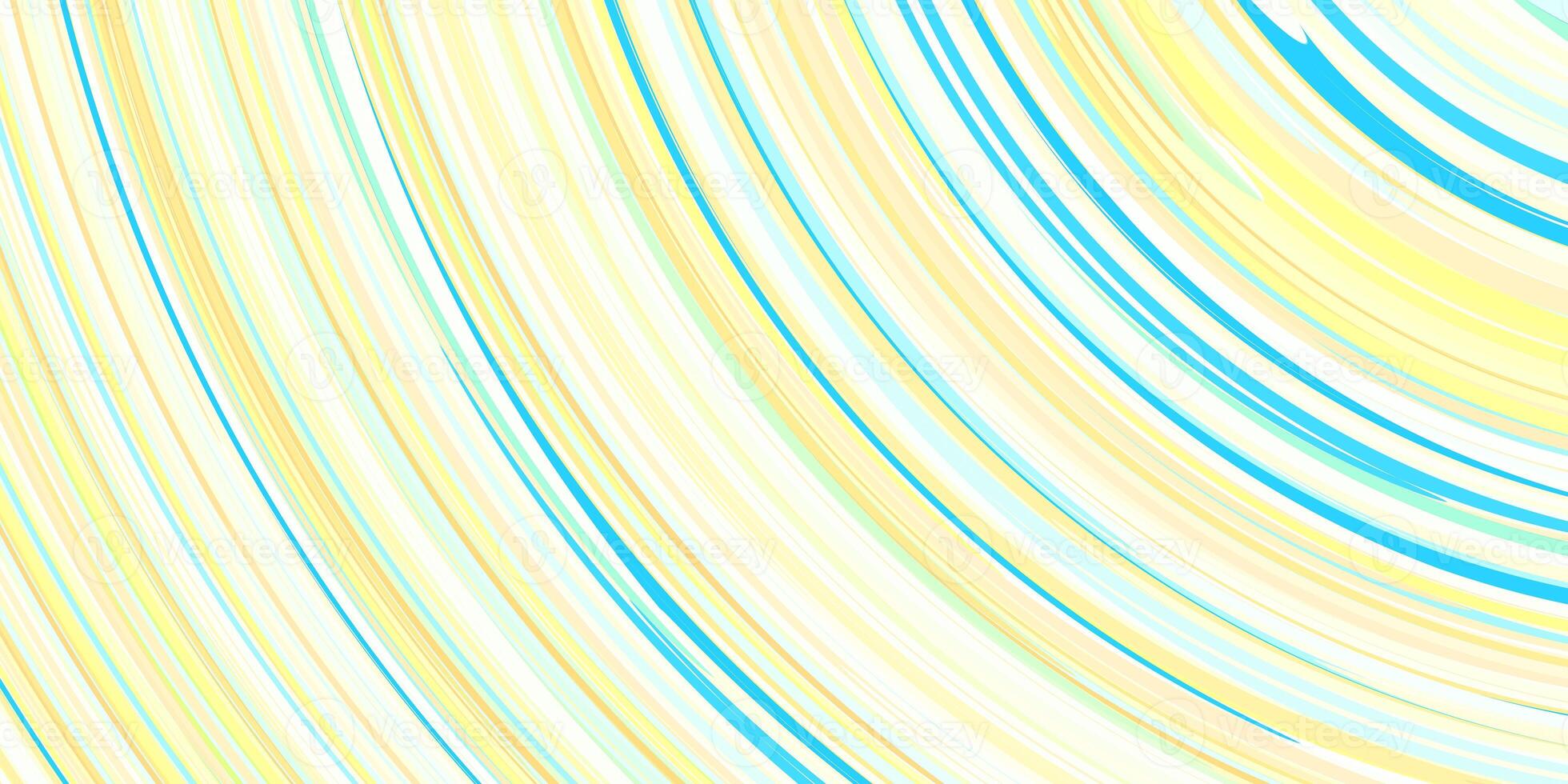 Yellow blue cool sun shining creative. Colored curves background. Color arc bow surface. Amazing multicolor arch backdrop. Awesome colorful rounding pattern. Abstract school education design. photo