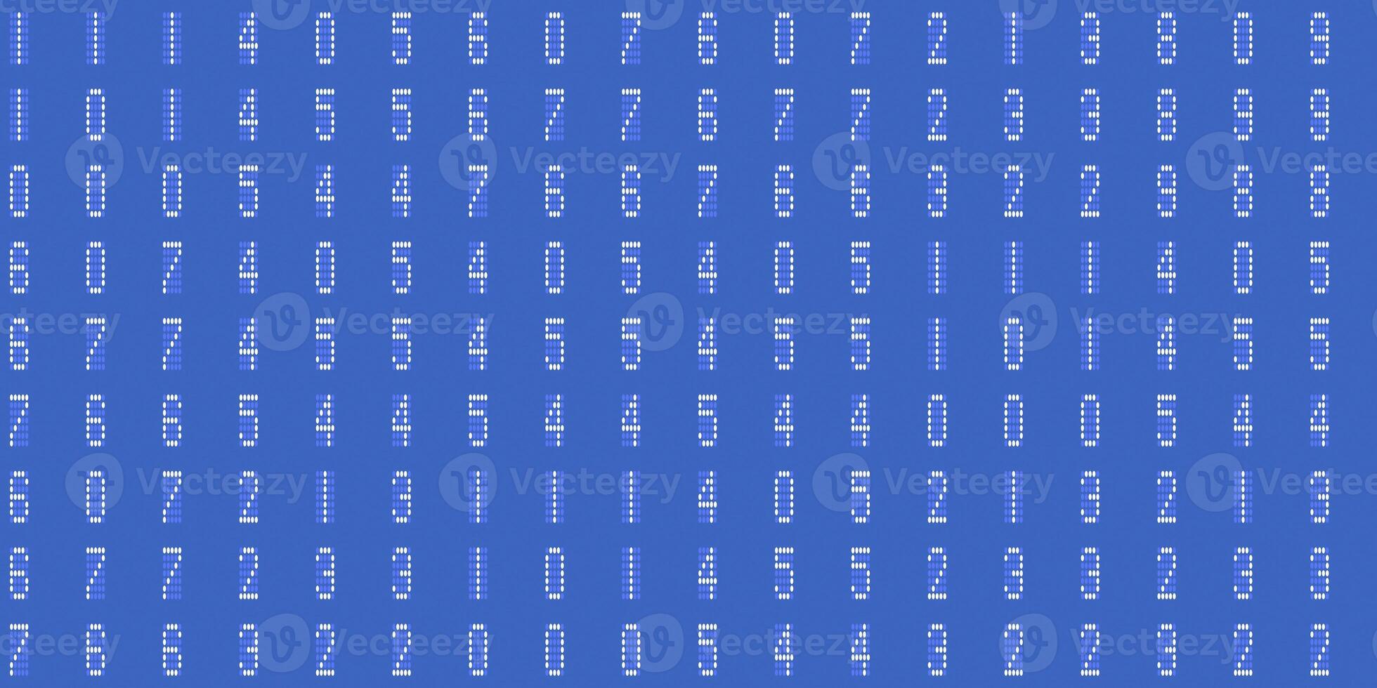 Blue numeral tech design backdrop. Abstract display digit pattern. Electronic Numbers Background. Cyberspace texture. Numeric binary creative surface. photo