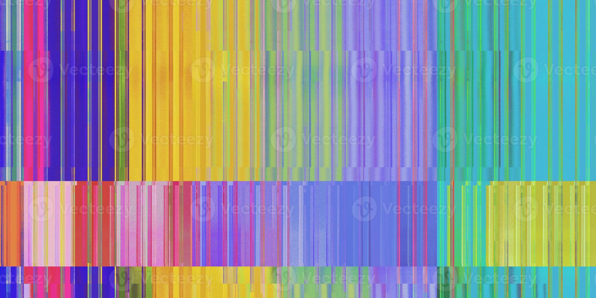 Multicolor Suit Textile Abstract Grunge Pattern. Distortion Screen Texture. Colorful Noise Background. Glitch Art Backdrop. Distorted Geometric Surface. photo