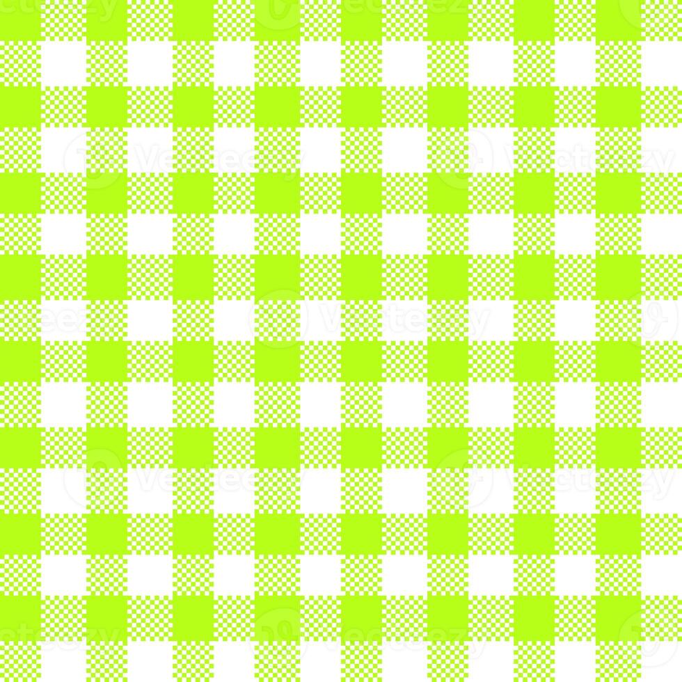 Gingham Pattern. Seamless green yellow white plain check pattern. Good for blankets, wraps, packages, dresses, skirts, napkins. photo