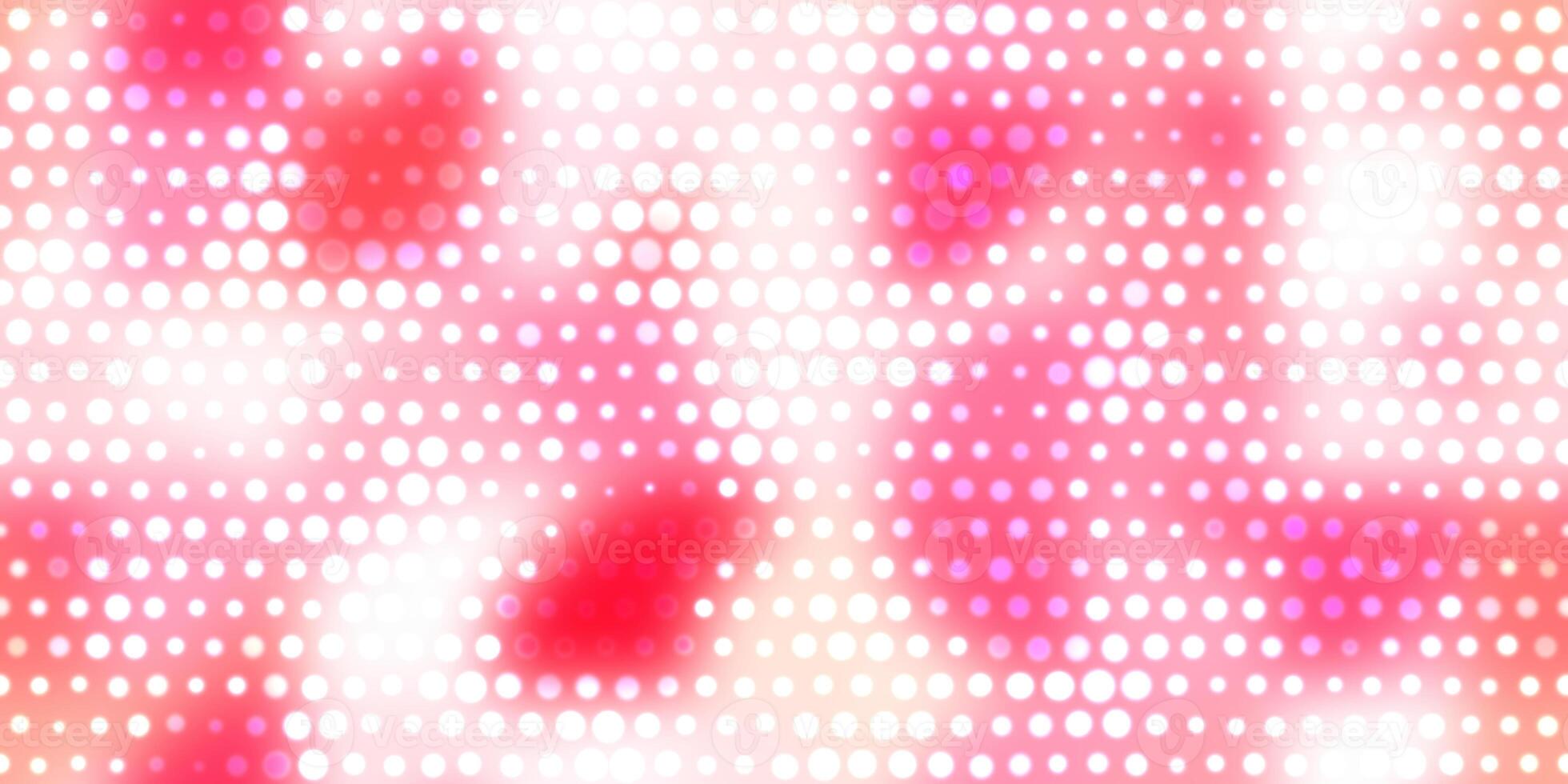 Red pink dots color background. Blurred dotted colored texture. Happy circles color love creative backdrop. Bright rings glowing colorful pattern. Simple sweet design. photo