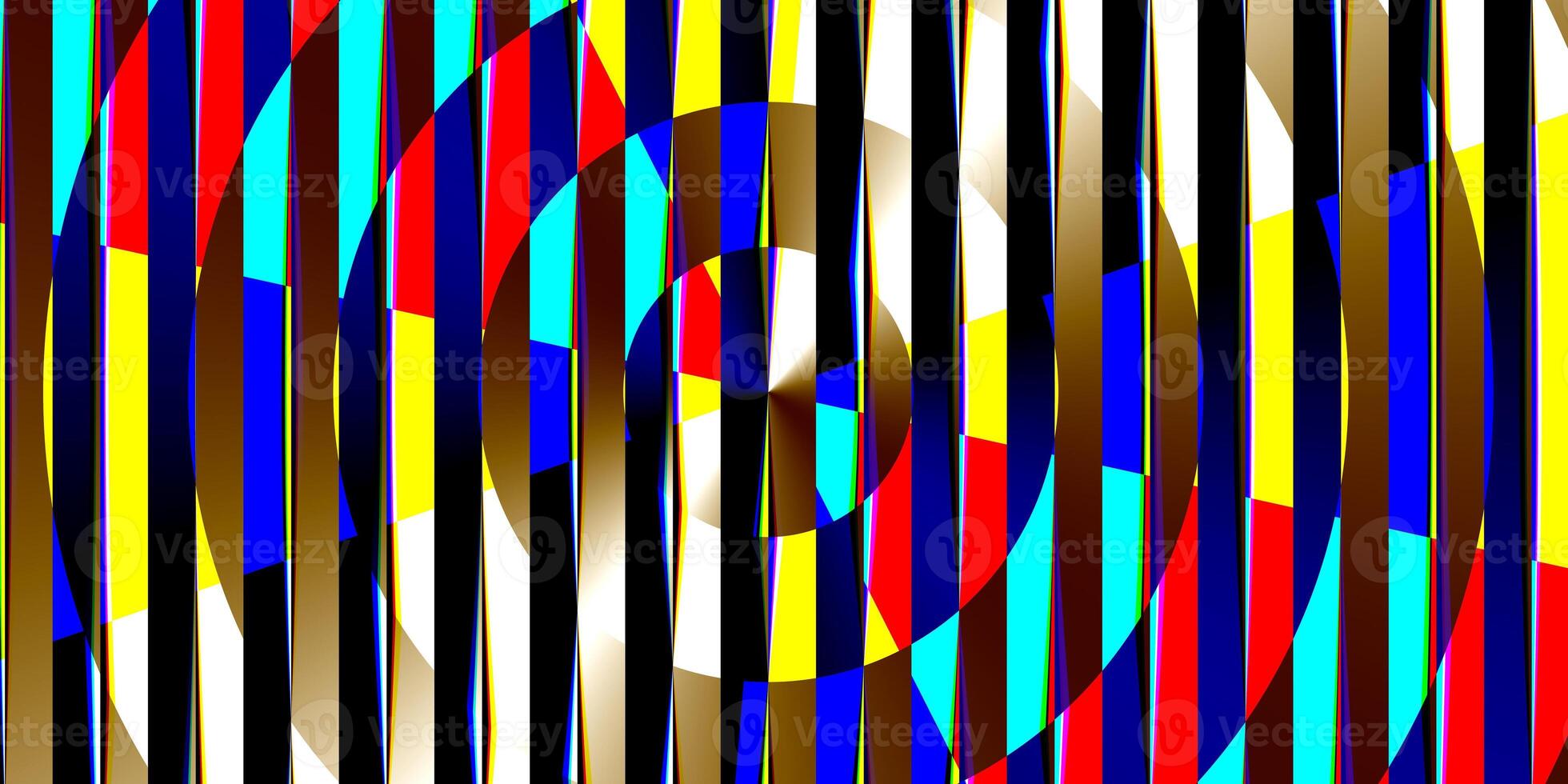 Color spotlight glass art texture. Projector lens background creative. Searchlight striped circles screen optical. Lamp flare glow. Fresnel lens pattern. photo