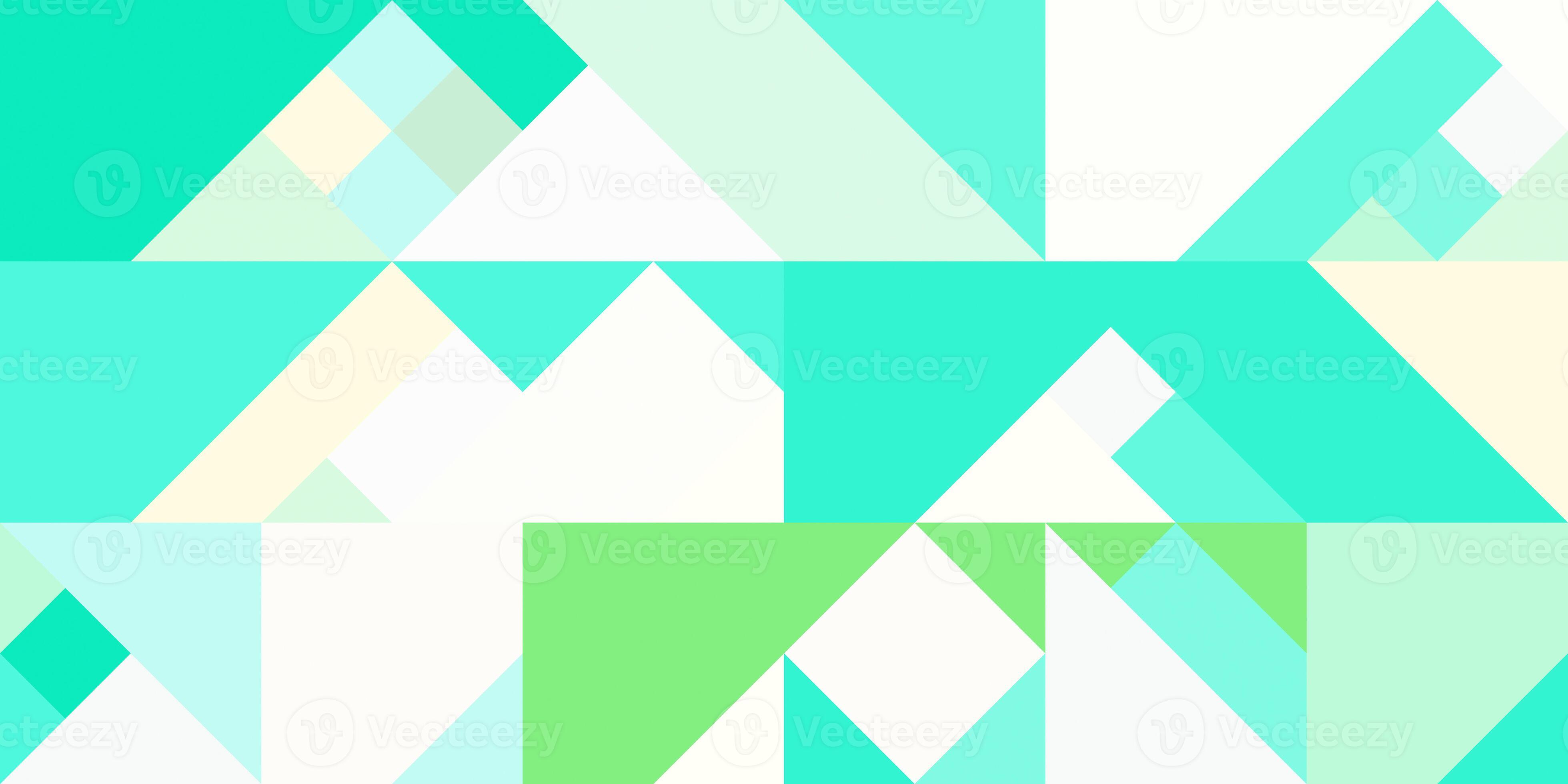 Geometric background pattern. Sea green blue turquoise white