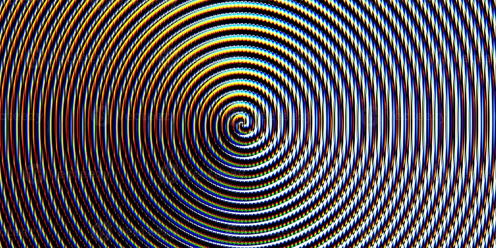 Color spotlight glass art texture. Projector lens background creative. Searchlight striped circles screen optical. Lamp flare glow. Fresnel lens pattern. photo