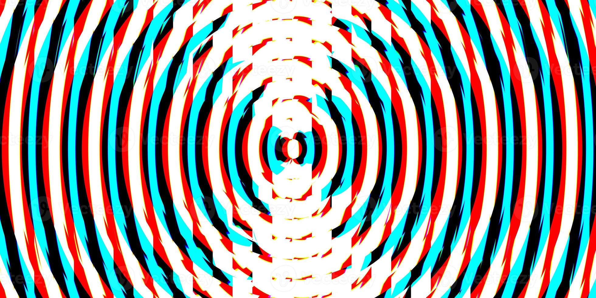 Blue red lamp flare glow. Fresnel lens pattern. Spotlight glass art texture. photo