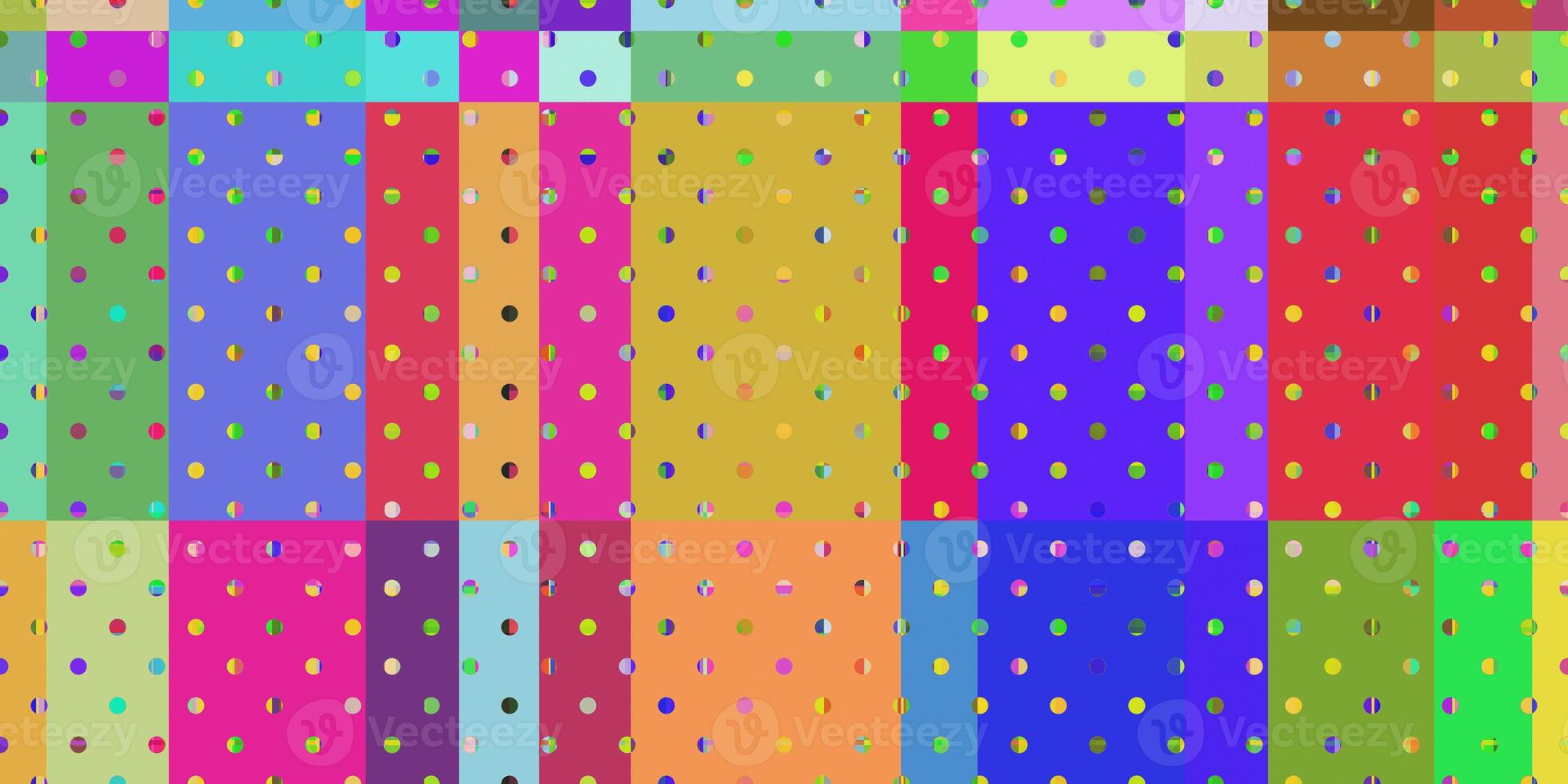 Colored Dotty Distorted Geometric Surface. Abstract grunge pattern. Distortion Screen Texture. Colorful Noise Background. Glitch Art Backdrop. photo