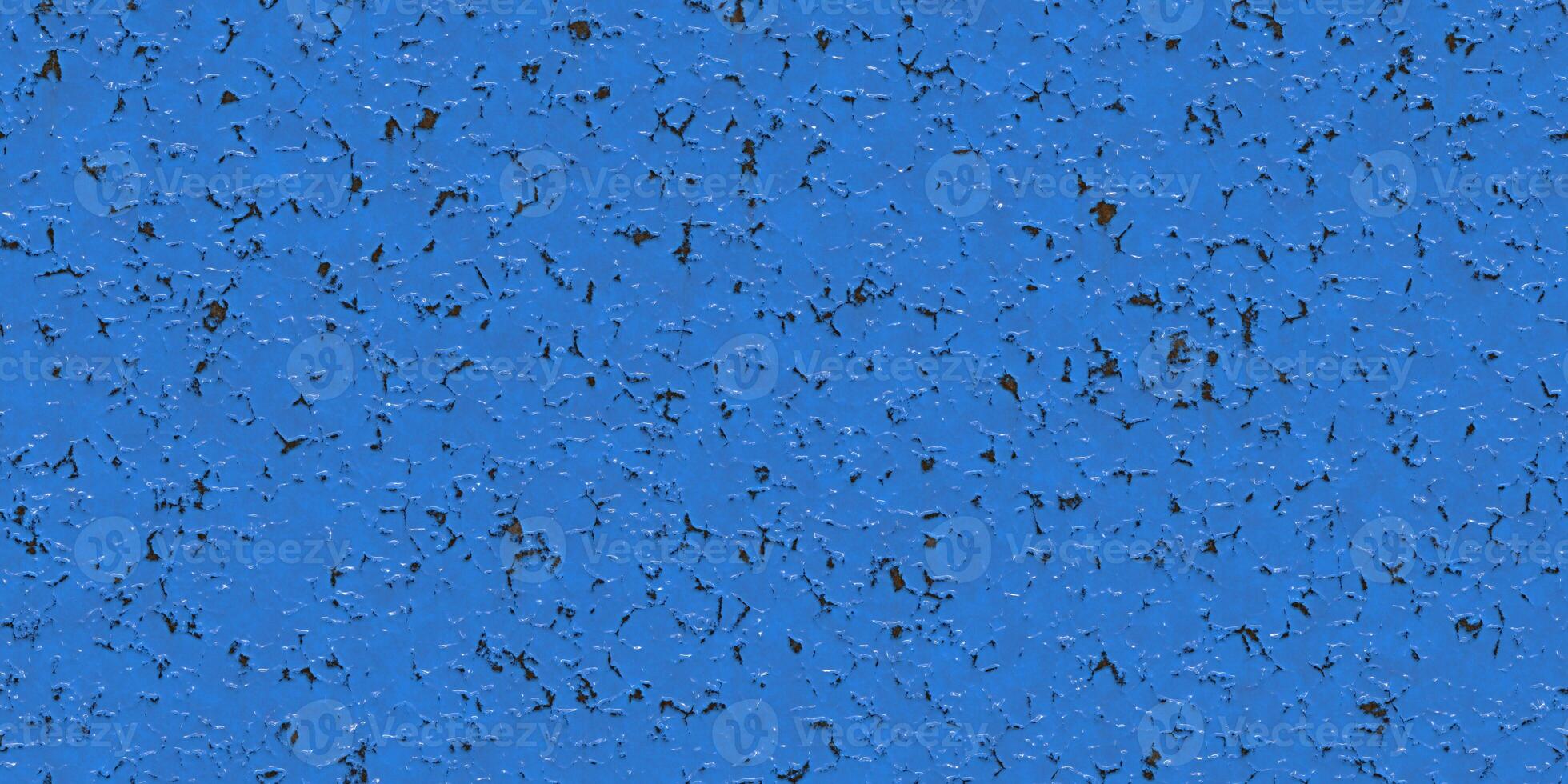 Blue grunge weathered color metallic background. Painted rusty wall backdrop. Corroded colored dirty steel sheet. Metal colorful rust texture. photo