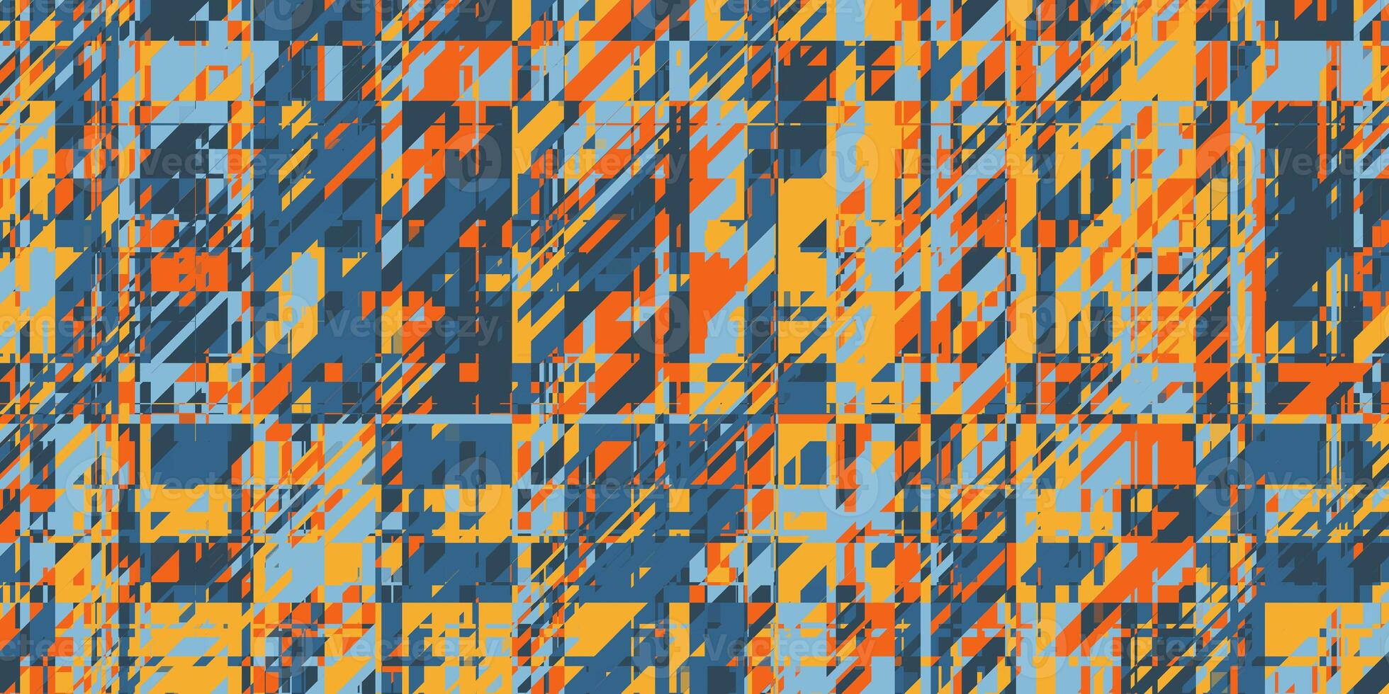 Colored Inclined Stripes Distorted Geometric Surface. Abstract grunge pattern. Distortion Screen Texture. Colorful Noise Background. Glitch Art Backdrop. photo