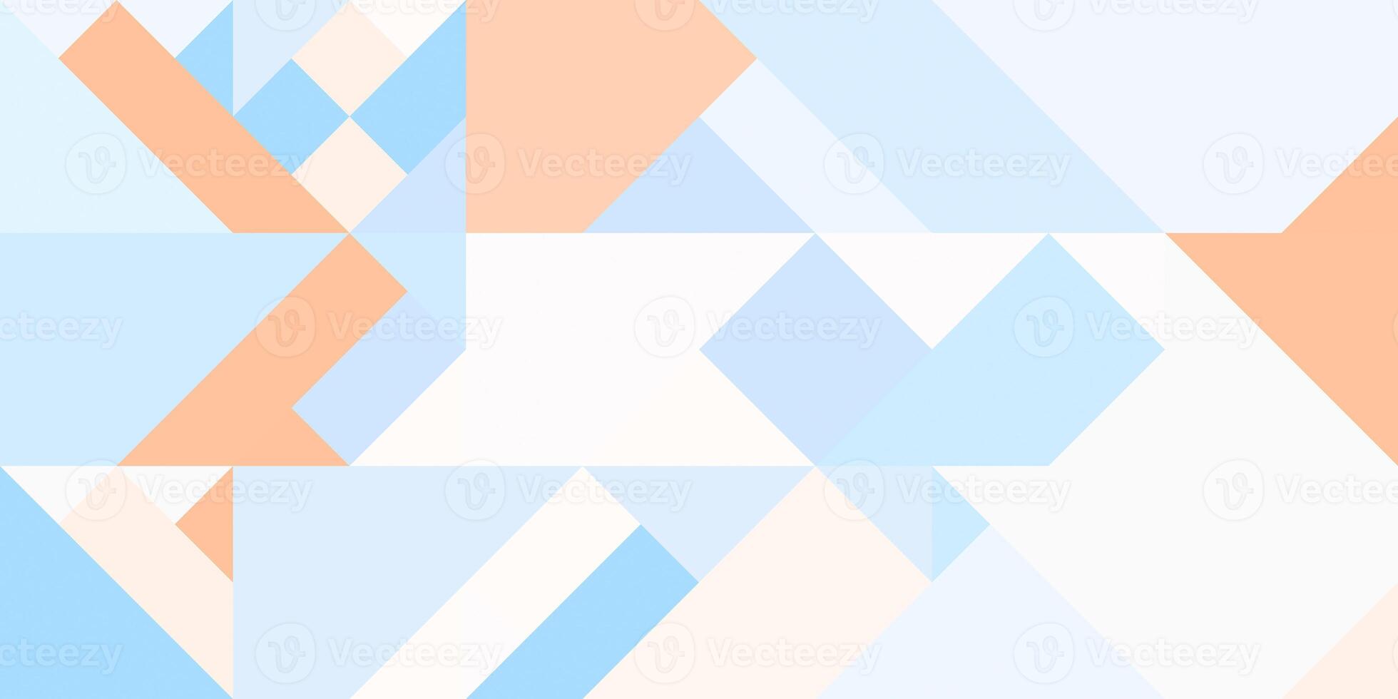 Geometric background pattern. Tana brown thalassa blue white. Seamless rambling regular figures multicolor geometric minimal design. photo