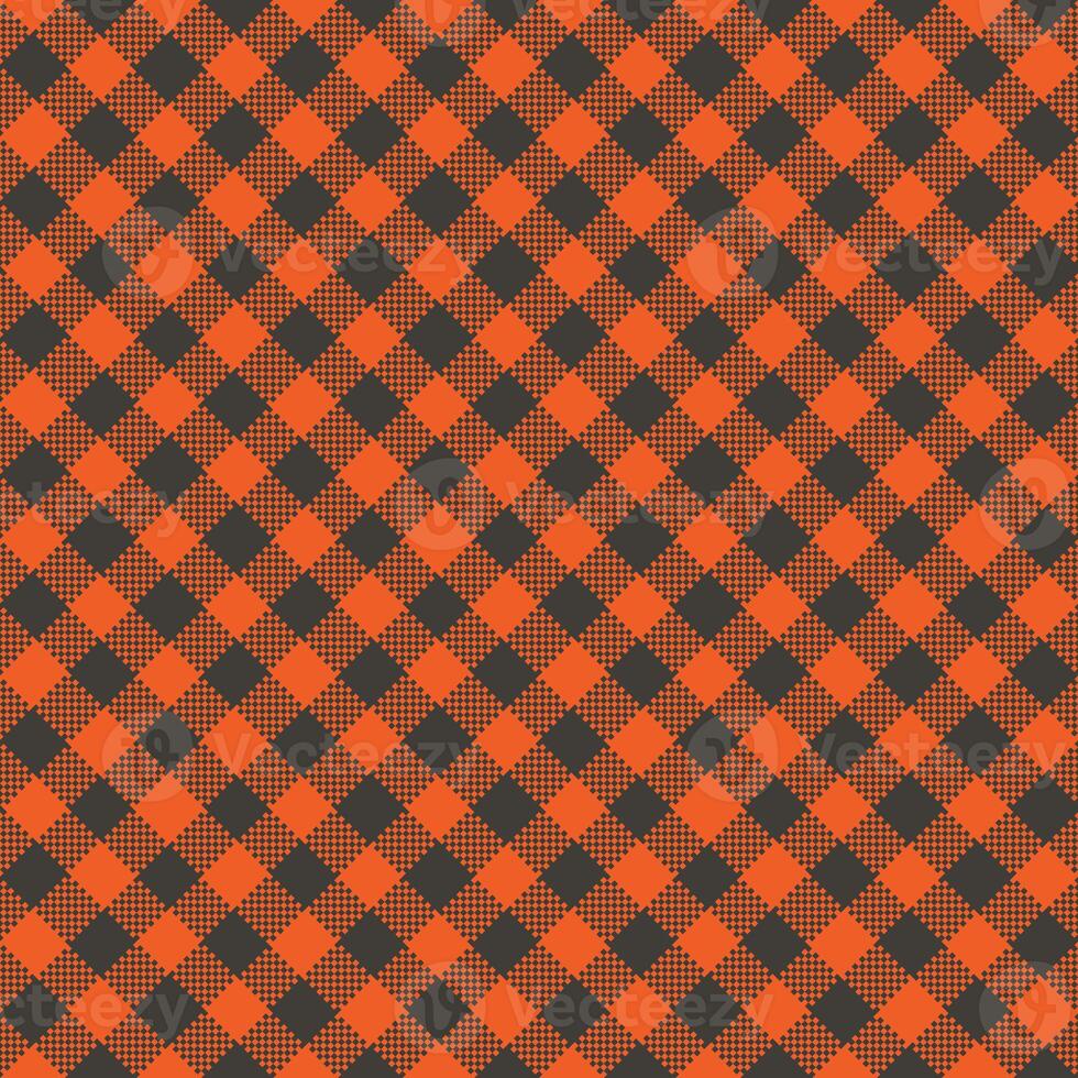 Gingham Pattern. Seamless chocolate dark slate gray colorful diagonal checkered pattern. Good for plaid, tablecloths, clothes, dresses, paper, bed linen. photo