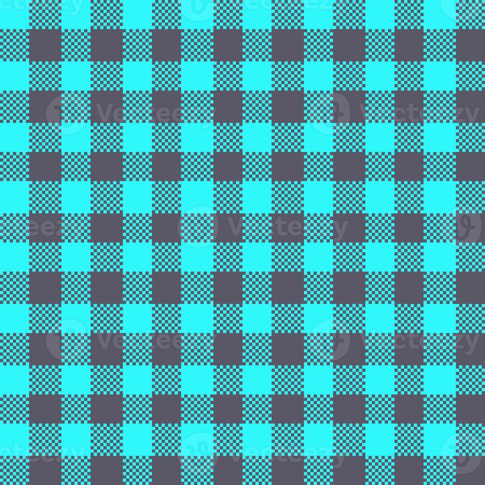 Gingham Pattern. Seamless aqua dim gray plain check pattern. Good for blankets, wraps, packages, dresses, skirts, napkins. photo