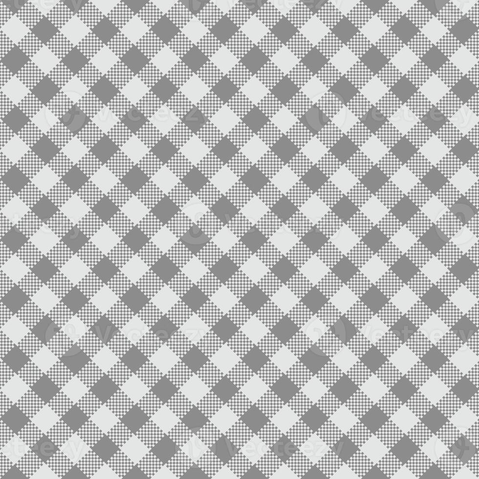 Gingham Pattern. Seamless gray gainsboro colorful diagonal checkered pattern. Good for plaid, tablecloths, clothes, dresses, paper, bed linen. photo