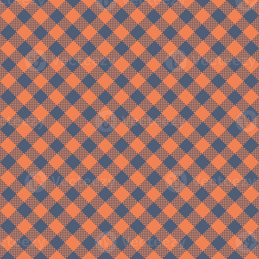 Gingham Pattern. Seamless dim gray coral colorful diagonal checkered pattern. Good for plaid, tablecloths, clothes, dresses, paper, bed linen. photo