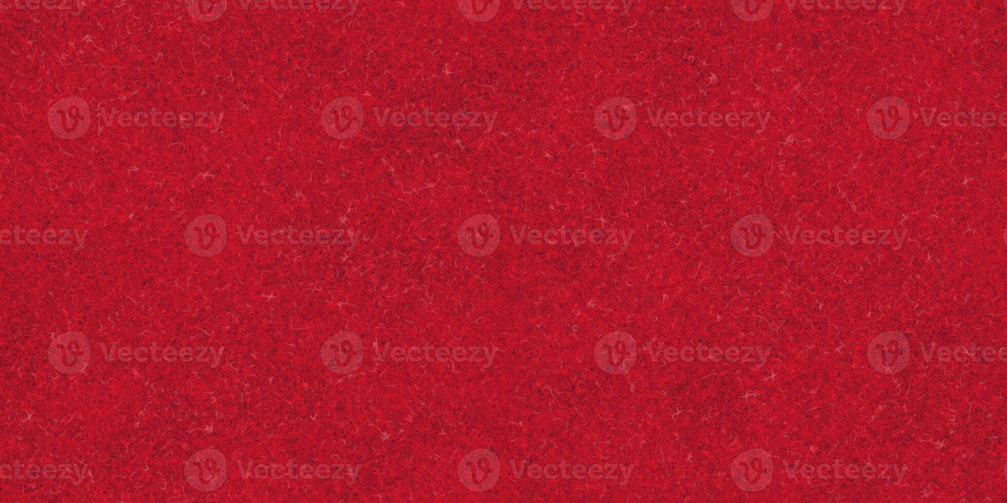 Red felt clothes pattern. Felt material backdrop. Felt textile background. Felt fabric surface. Seamless felt texture. photo