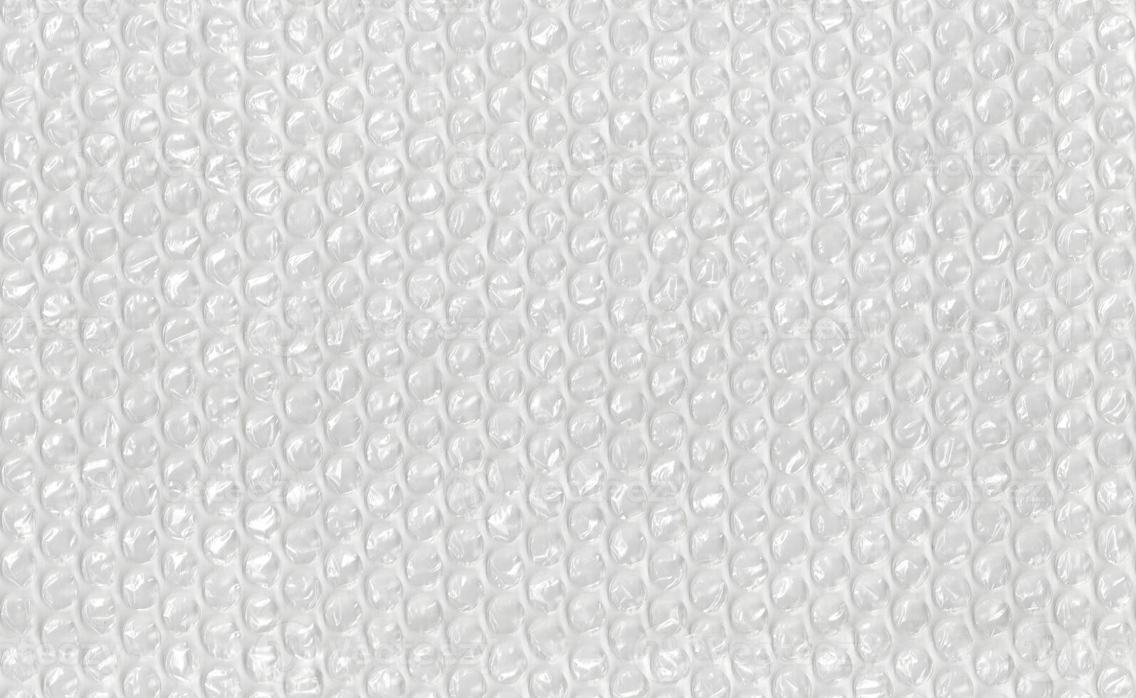 Seamless wrapping packaging with bubbles polyethylene bag texture background. photo