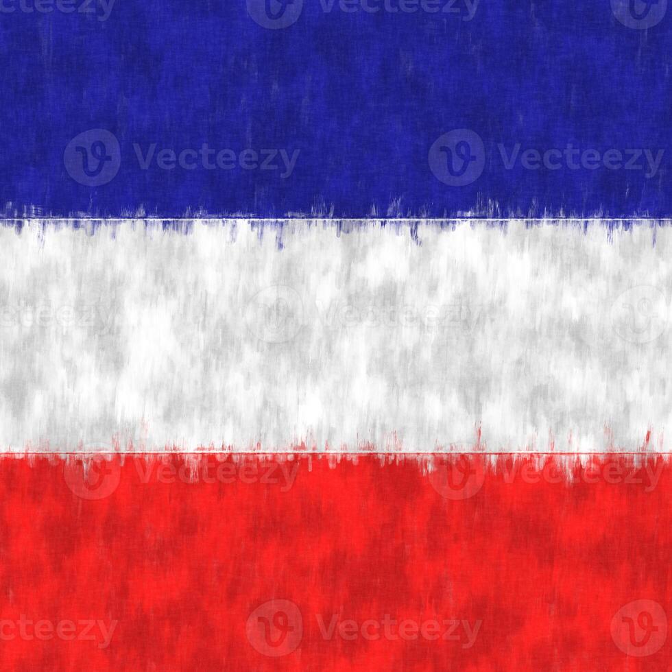 Los Altos oil painting. Los Altsky emblem drawing canvas. A painted picture of a country's flag. photo