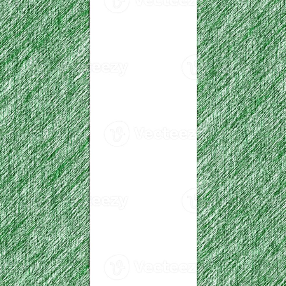 Nigeria flag pencil painting picture. Nigerian emblem shaded drawing canvas. photo