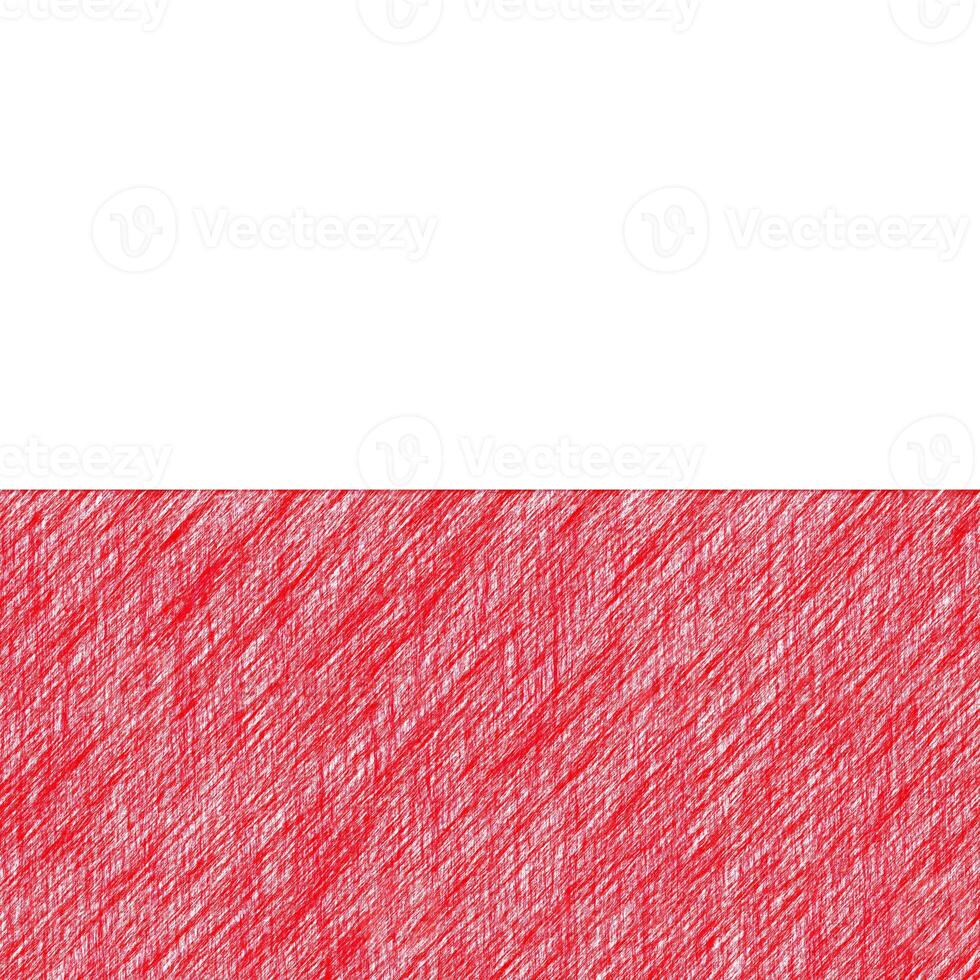Poland flag pencil painting picture. Polish emblem shaded drawing canvas. photo