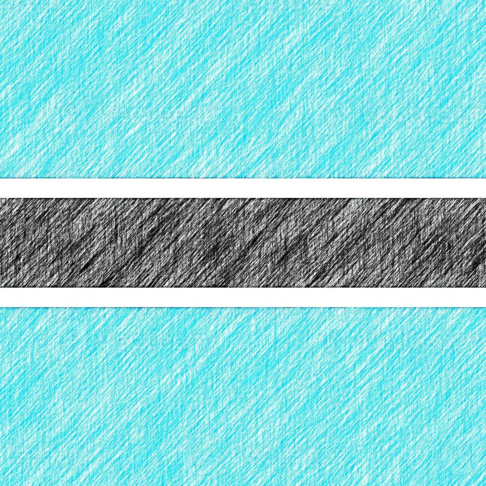Botswana flag pencil painting picture. Botswana emblem shaded drawing canvas. photo