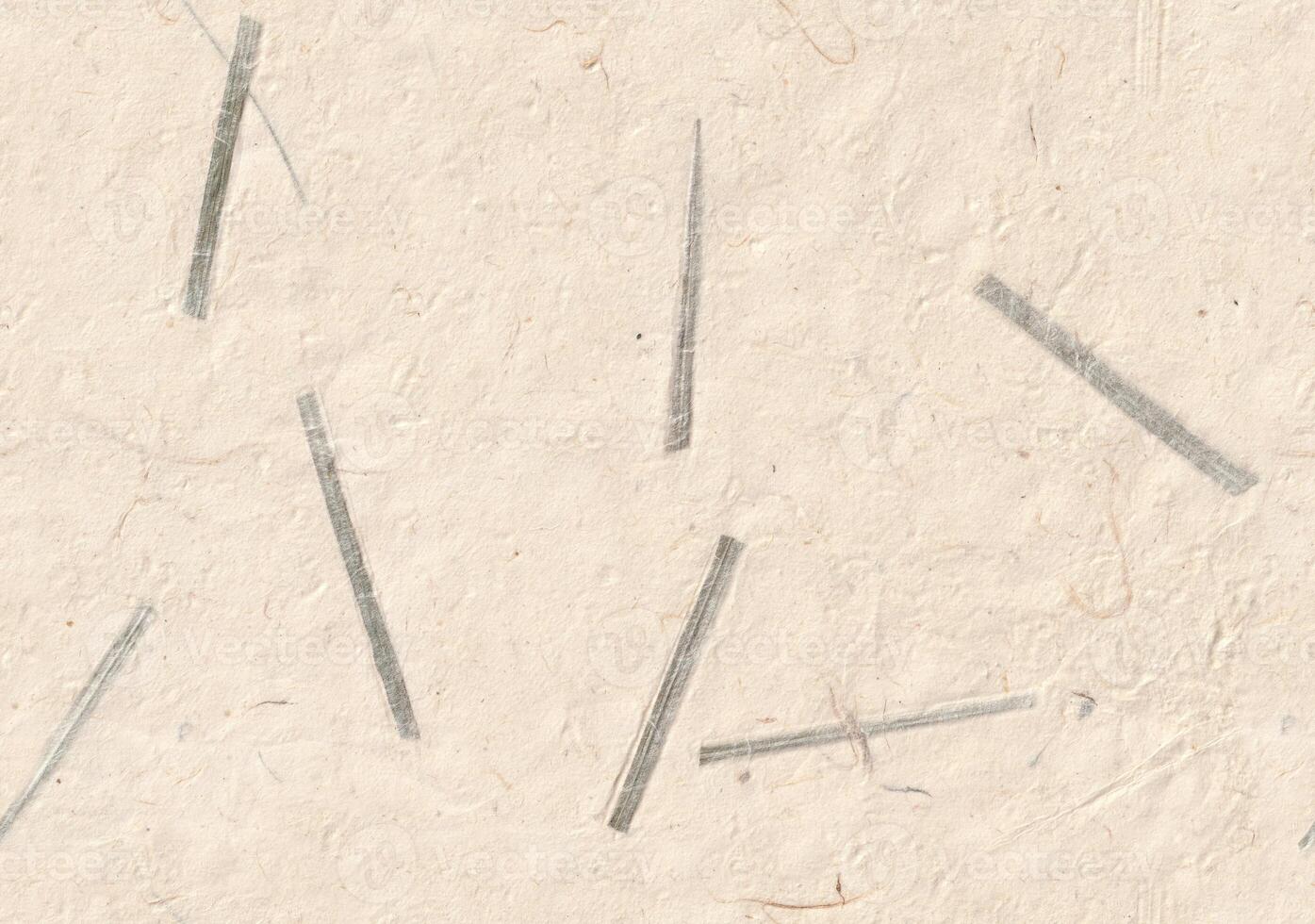 Seamless Yuki Grass paper texture. Natural Himalayan petals handmade craft recycled big reeds chips floral lokta paper background for creative artwork. photo