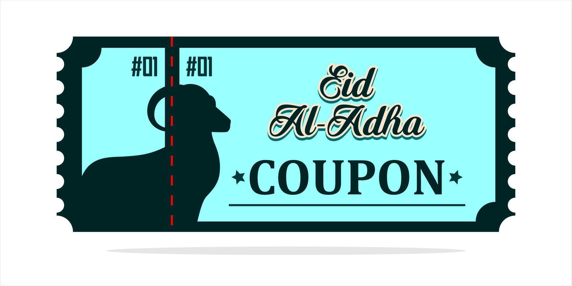 Eid al-Adha holiday background with colors and illustration objects that are typical of the celebration vector
