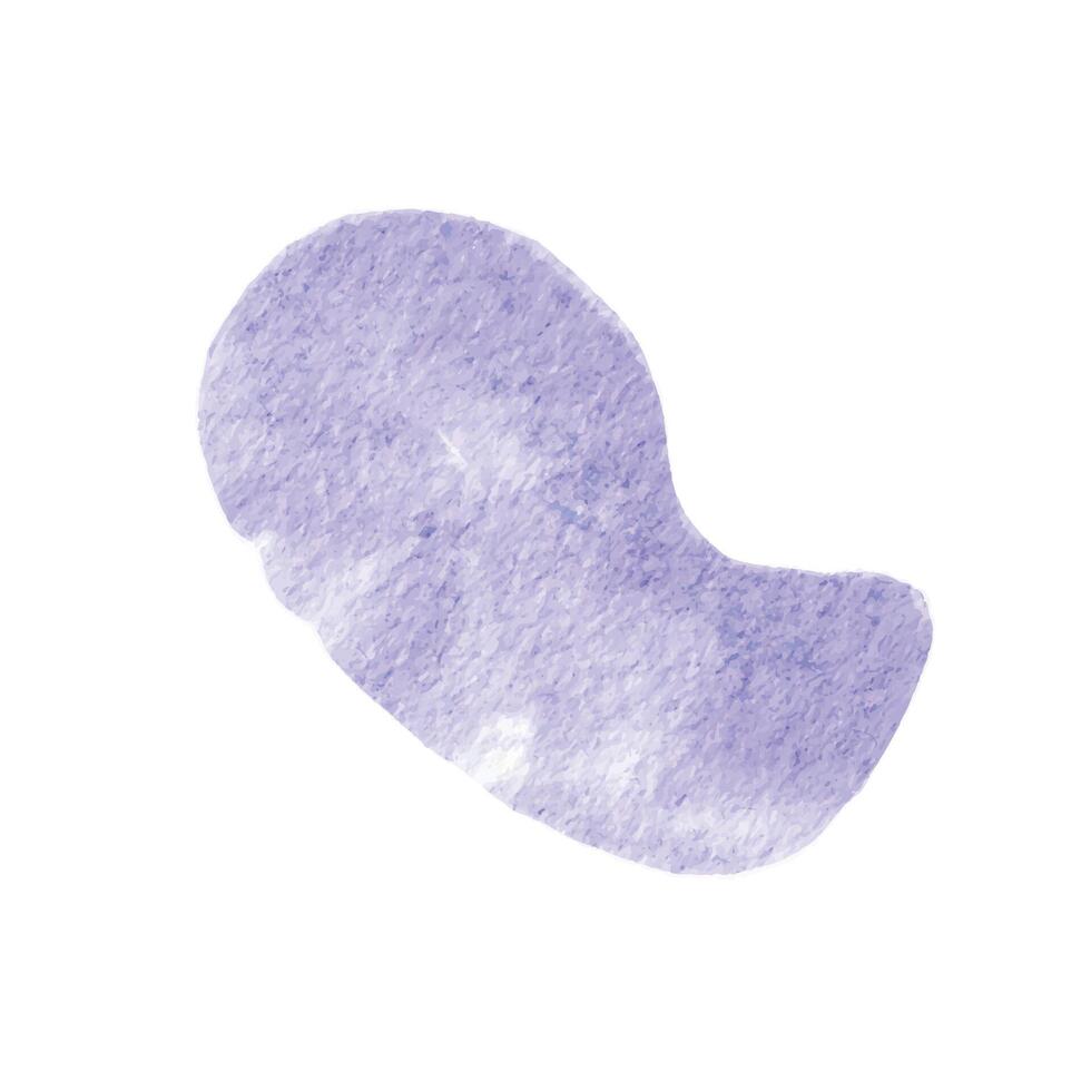 Abstract bright watercolor stain isolated Watercolor hand drawn vector