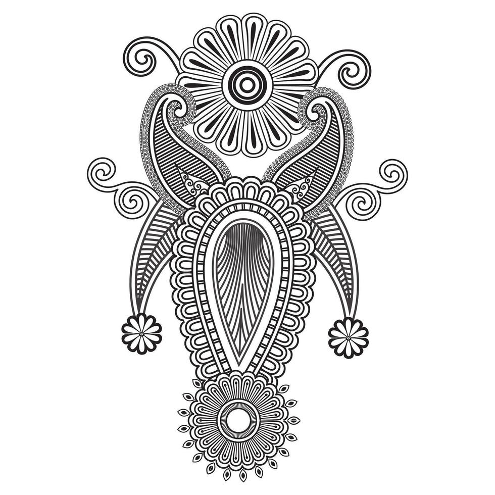 Traditional and Cultural Beautiful pattern design, tato design, mandala patterns, Arabic patterns, Rangoli, Alpona, Kolam, Paisley line art. vector