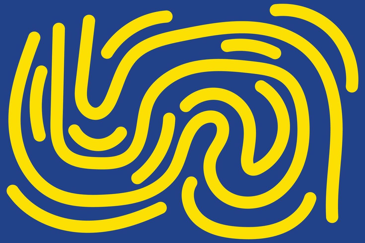 Doodle Abstract Background Landscape with Yellow and Blue colors for your graphic resource vector
