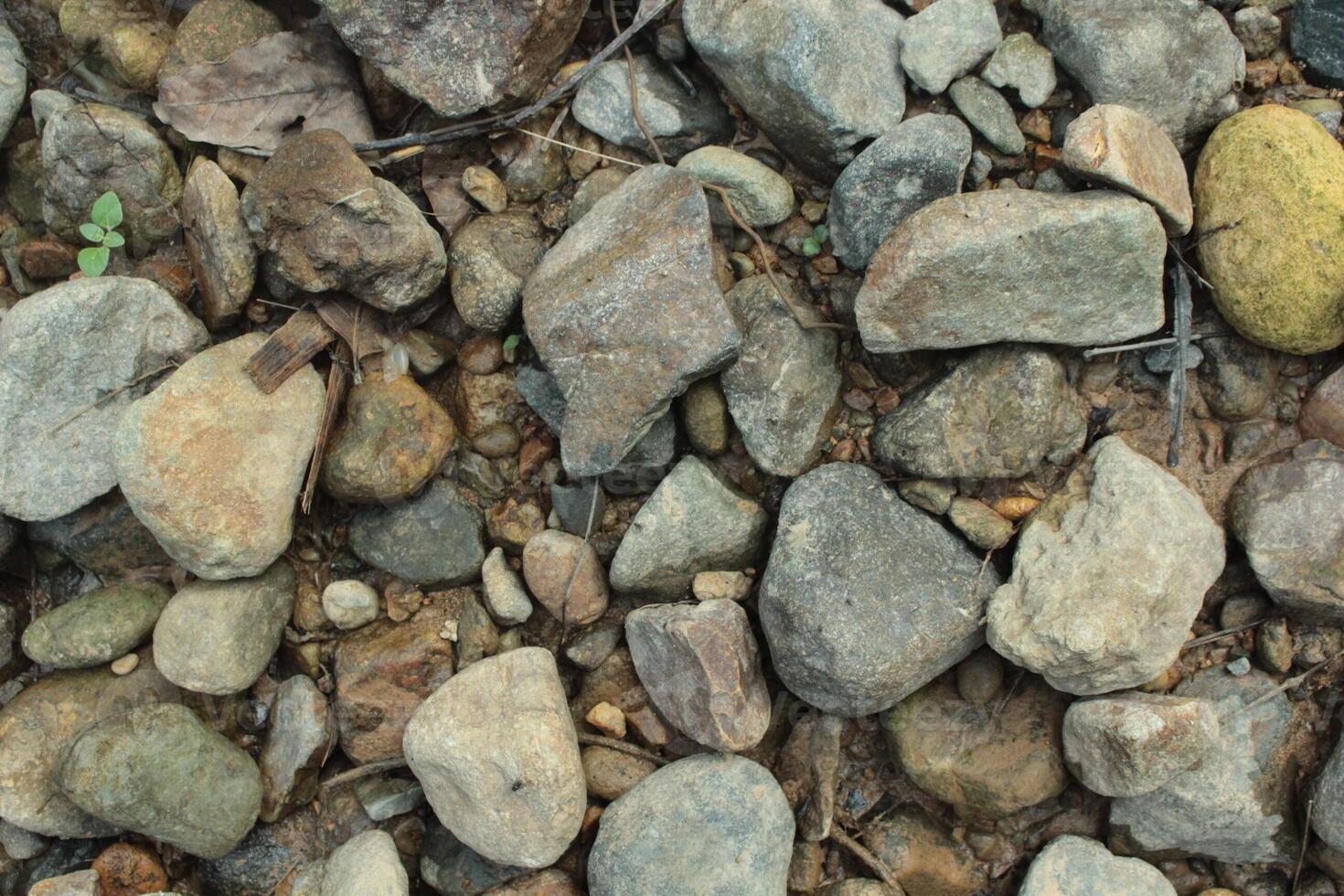 Indonesia, South Tapanuli- stones are formed naturally photo