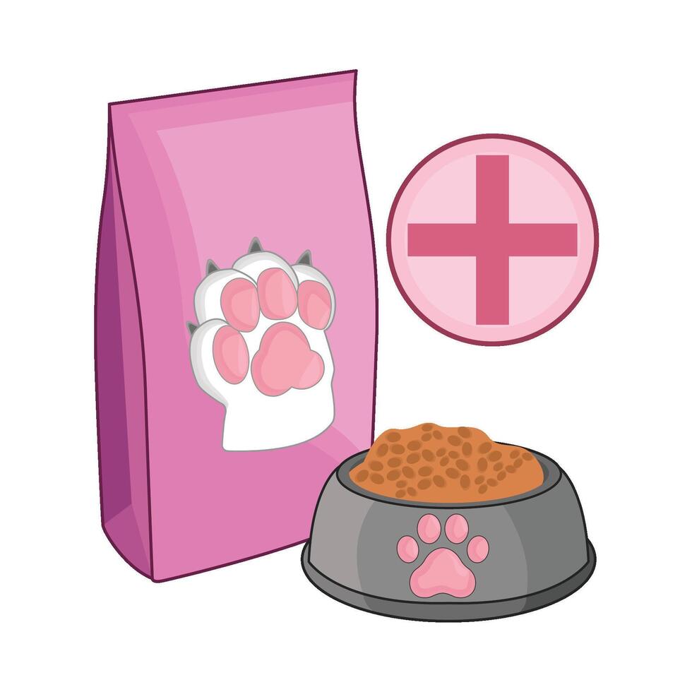 illustration of pet care vector