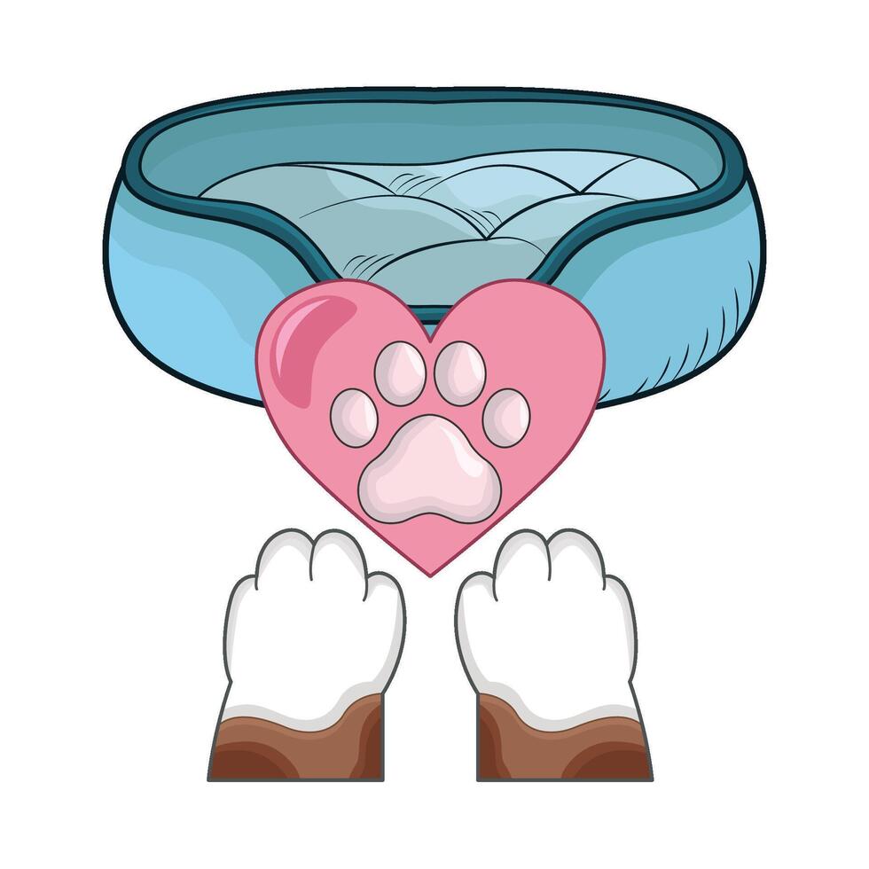 illustration of pet care vector