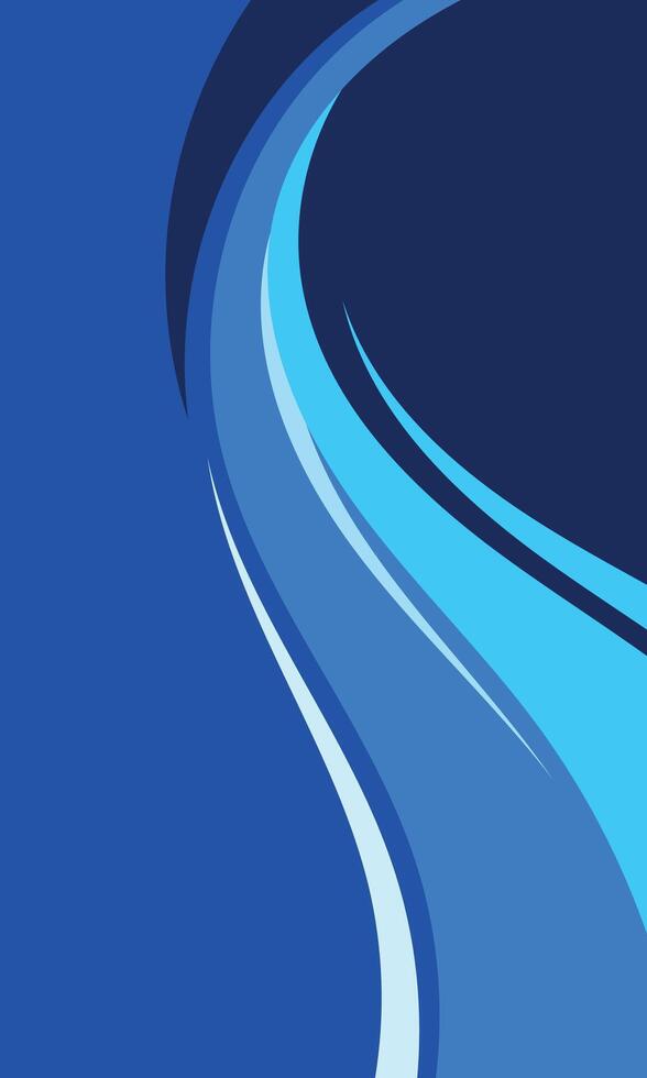 Wavy blue abstract lines background suitable for sports jersey fabric template vector