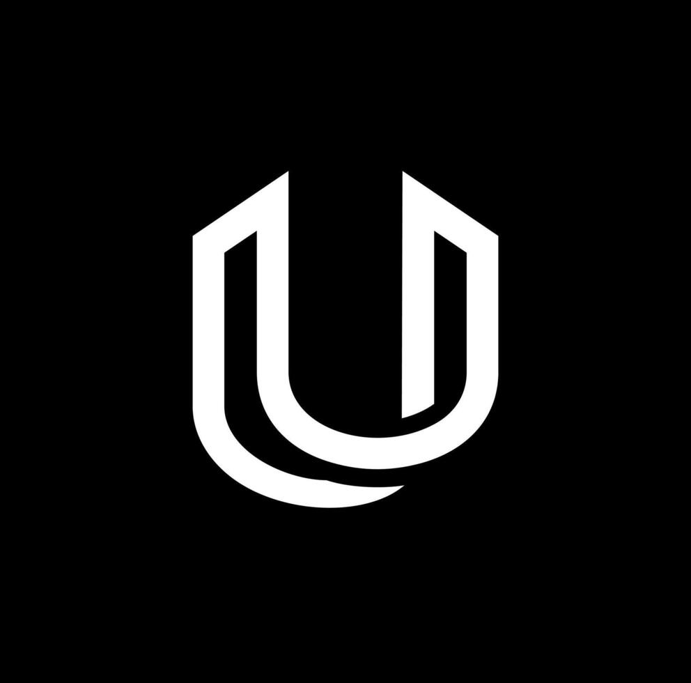 Letter U Logo Design Illustration vector