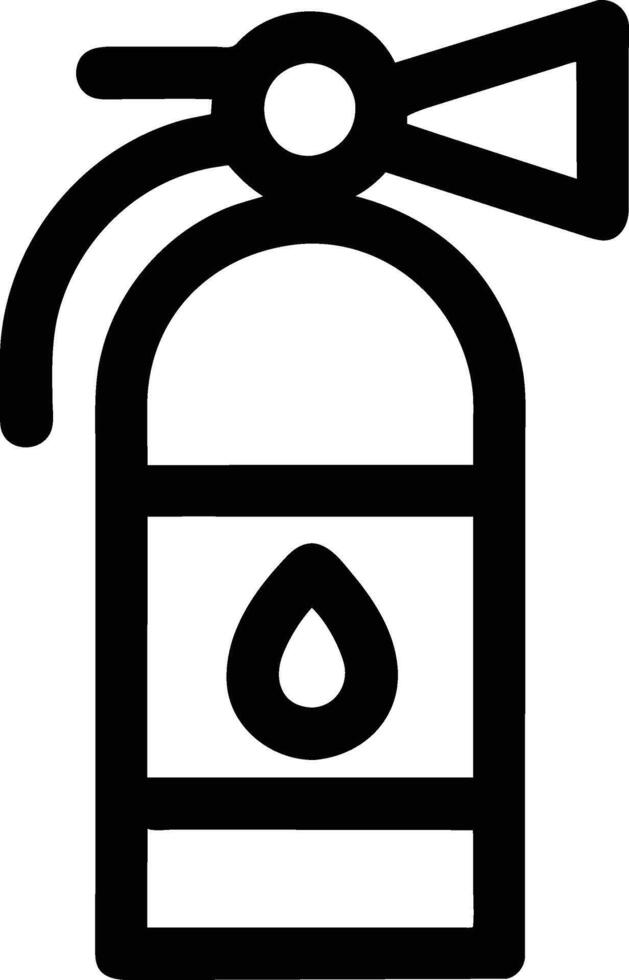 Fire extinguisher icon illustration flat design vector