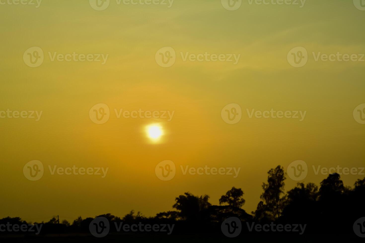 soft and blur focus sunset background photo