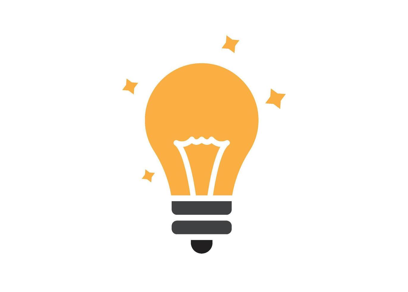 Lightbulb icon design template isolated illustration vector