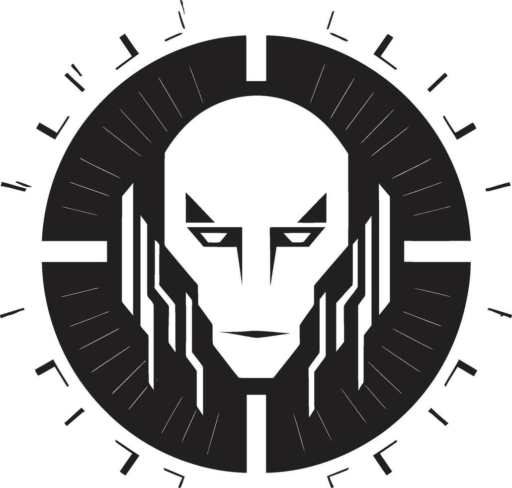 Shadow Hacker Black Cyber Thief Icon Code Con Artist Sinister Thief Symbol vector