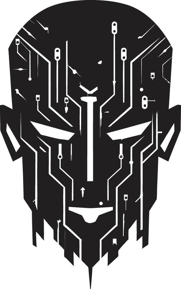 Malicious Malware Sinister Thief Design Crypto Caper Stealthy Cyber Thief Symbol vector