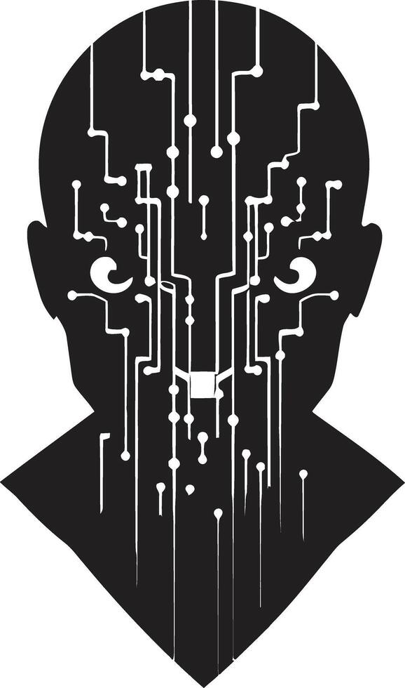 Malicious Malware Sinister Thief Graphic Crypto Caper Digital Cyber Thief Symbol vector