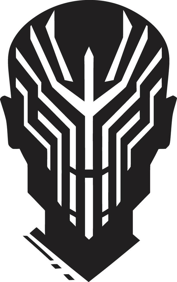 Virtual Vandal Sinister Thief Symbol Code Con Artist Stealthy Cyber Thief Design vector