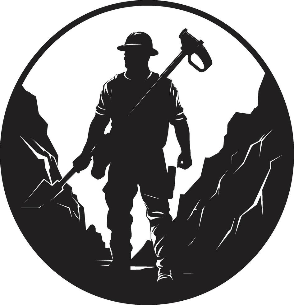 Tunnel Trailblazers Pioneers of Subterranean Exploration Vein Voyagers Discoverers of Mineral Wealth vector