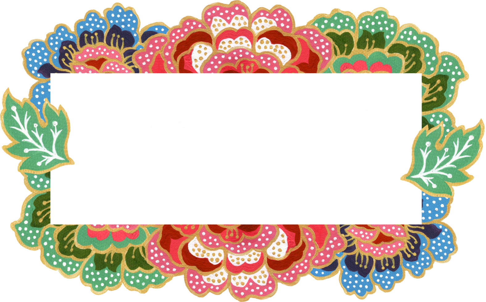 Wreath frame card greetings flower botanical traditional festive culture flower indian png