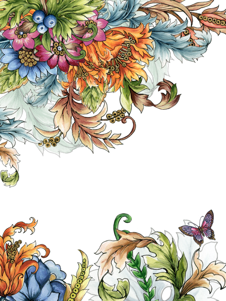 Abstract shapes pattern carpet baroque Paisley ornament demask jacobean rococo png