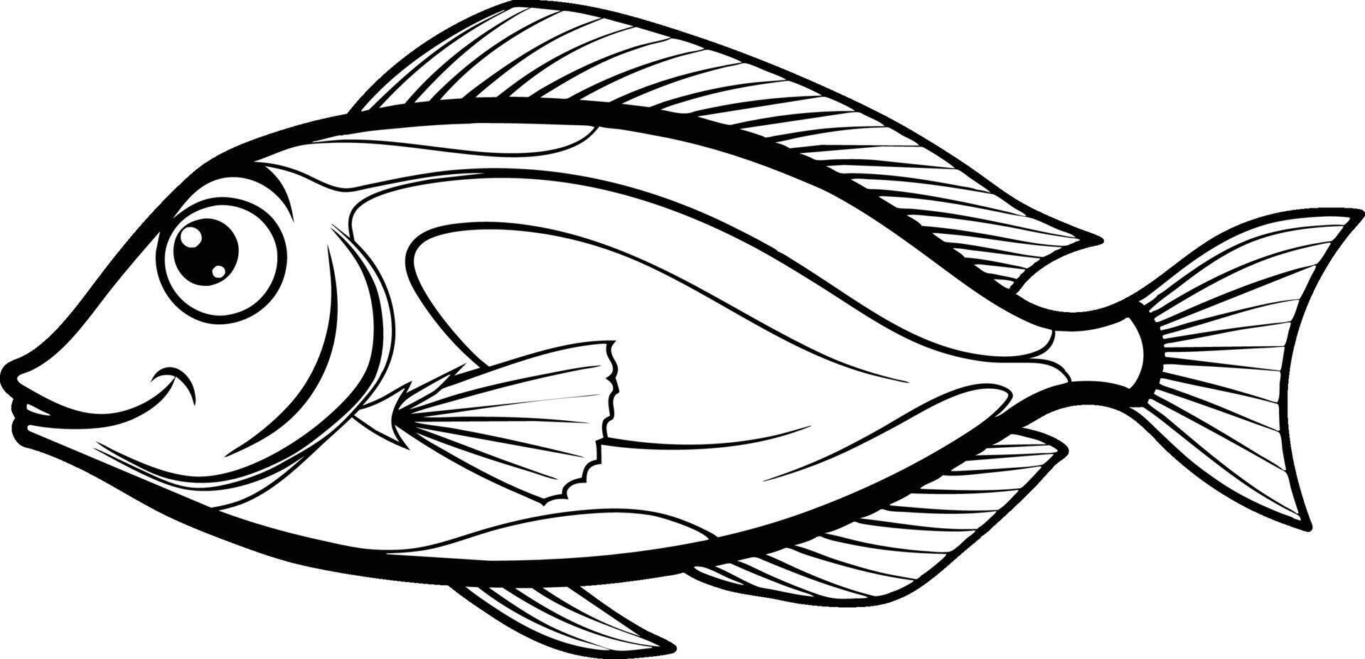 illustration of a fish isolated on white background eps 10 vector