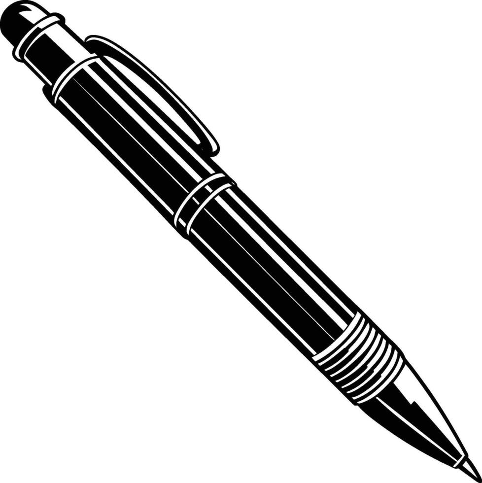 fountain pen illustration vector