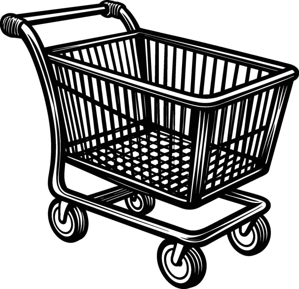 shopping cart icon illustration vector
